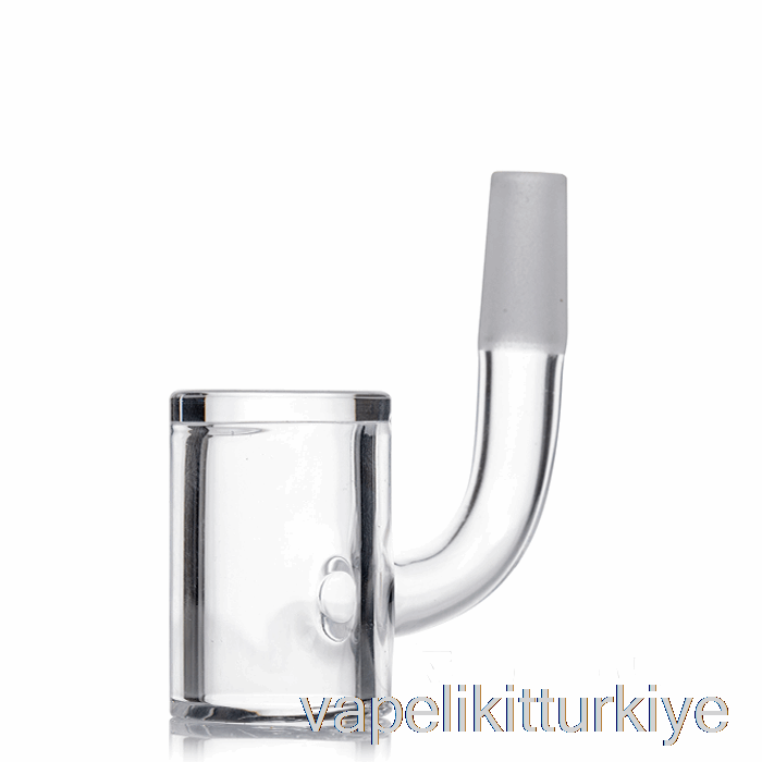 Vape Türkiye Mj Arsenal 10mm Premium Kuvars Büyük Kova Banger Gümüş - Yarım Kaynak